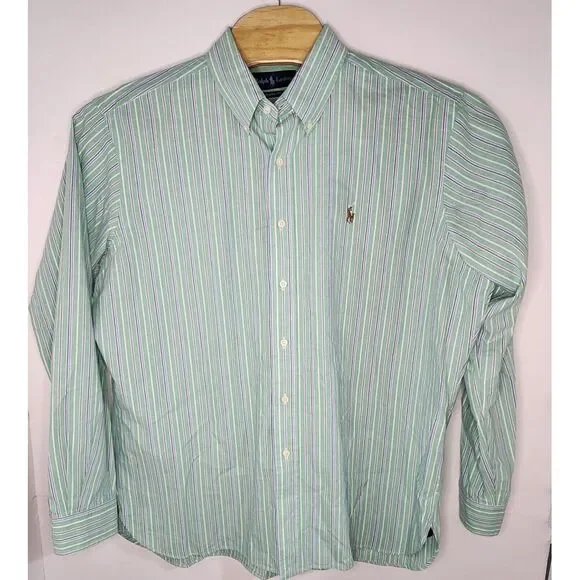 Ralph Lauren‎ Men's Size XL Long Sleeve Striped Button Down Shirt - Picture 2 of 12